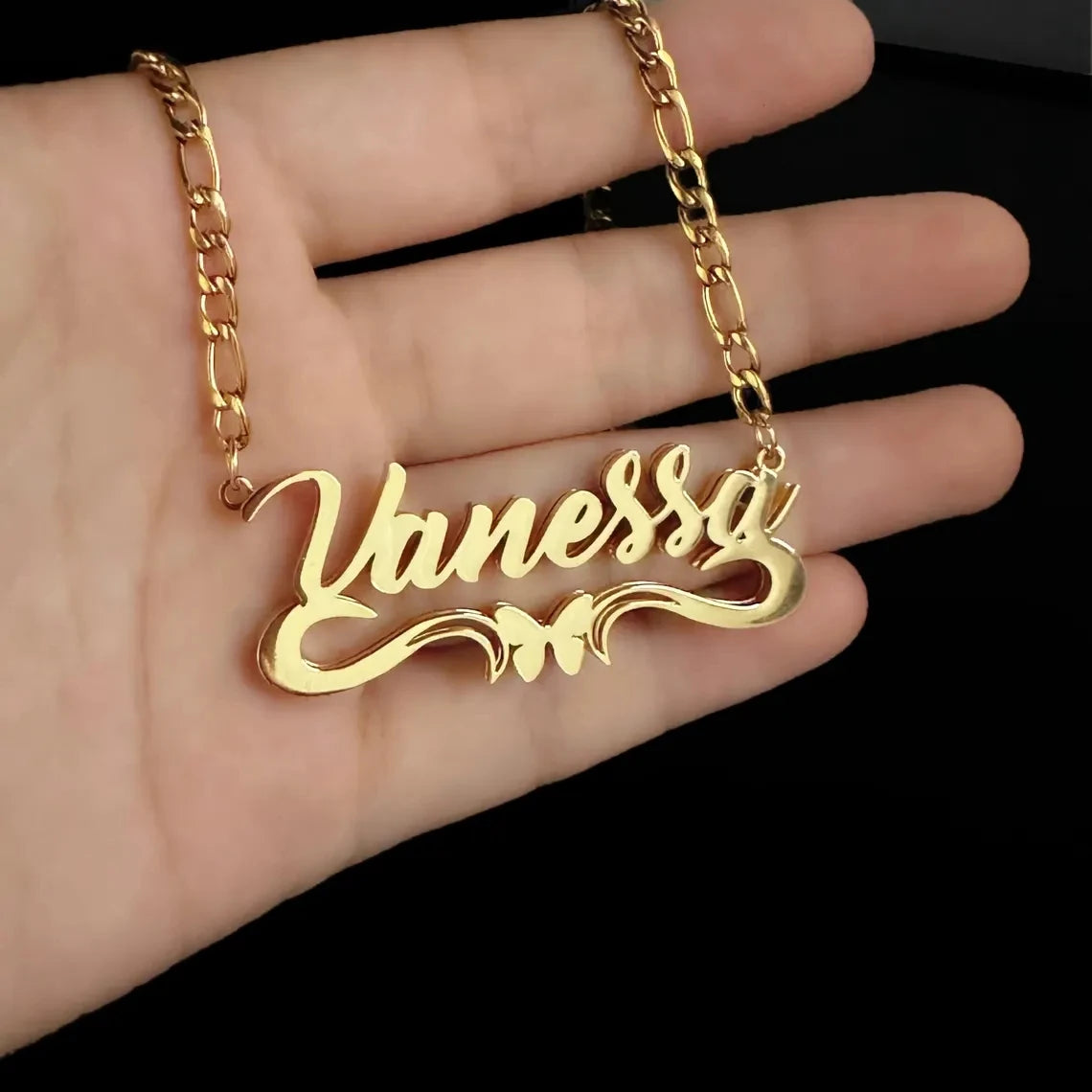 Prywatny, spersonalizowany produkt – podwójny naszyjnik z imionami na zamówienie, naszyjnik z sercem w prostym stylu, idealny na urodziny, imprezę, rocznicę – personalizowany prezent.